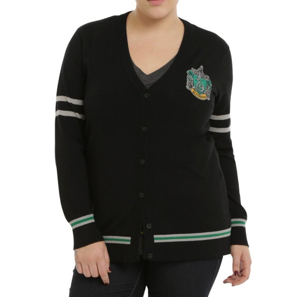 Harry Potter House Slytherin Cardigan Sweater